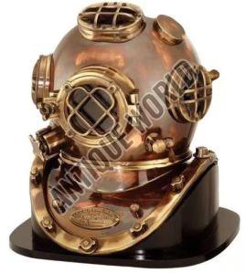 Mark V Solid Brass Sea Marine Scuba Diving Helmet