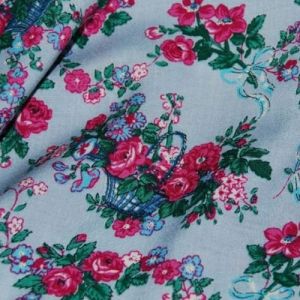 Floral Printed Rayon Fabric