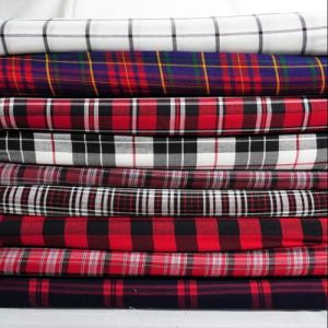 Rayon Check Fabric