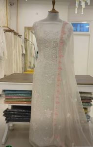 Chikankari Suit Fabric