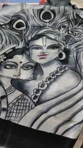 Hand Painted Pure Silk Saree
