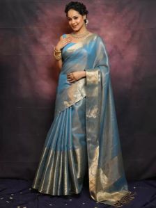 Woven Banarasi Tissue Saree