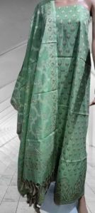 Unstitched Embroidered Cotton Silk Suit Fabric