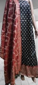 Unstitched Embroidered Cotton Silk Suit Fabric