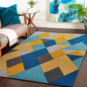 hand tufted designer woolen carpets