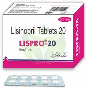 20mg Lisinopril Tablets