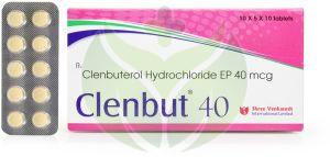 40mcg Clenbuterol tablets