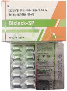 Diclofenac Potassium, Paracetamol & Serratiopeptidase Tablets