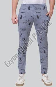 Mens Printed Track Pant