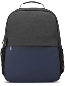 Blue and Grey Polyester Lenovo Backpack Bag