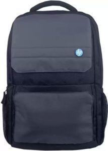 Grey Polyester HP Laptop Backpack Bag