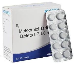 Metoprolol Tartrate 50mg Tablet