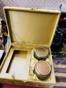 12X9X3.5Inch MDF Golden Wedding Invitation Box