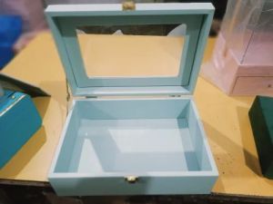 MDF Light Blue Gift Box