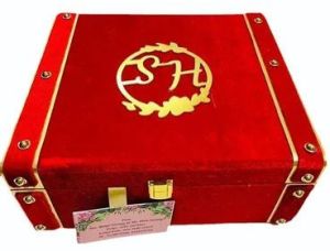 Mdf Red Wedding Invitation Box