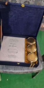 MDF Royal Blue Wedding Invitation box