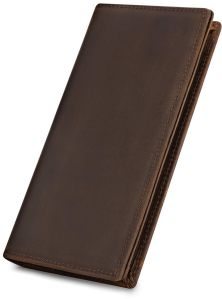 Mens Long Leather Wallet