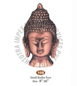 Brass Buddha Face Statue