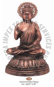 Brass Buddha Sitting Statue