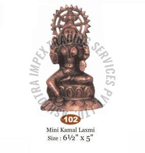 Brass Kamal Laxmi Statue