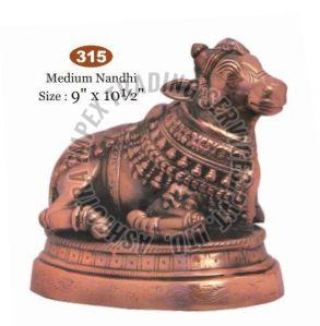 Brass Nandi Statue