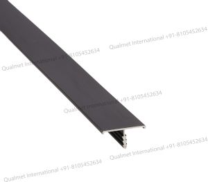 Aluminium T Patti/Profile- 22mm- Ceramic Black