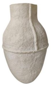 PMNV01 Paper Mache Natural Vase