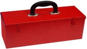 PAHAL Metal Tool Box (Red, 16X5X5.5 Inch)