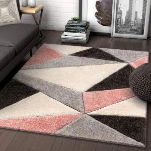 Multicolor Rectangular Shaggy Rug