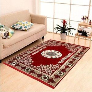 Printed Rectangular Floor Carpet