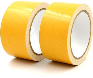 DOUBLE SIDE CLOTH TAPE IN 24, 48, 72, 96, 144 & 300MM X 25MTR