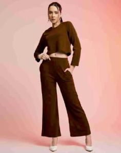 Ladies Plain Co-Ord Set