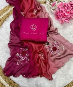Ladies Double Shade Saree