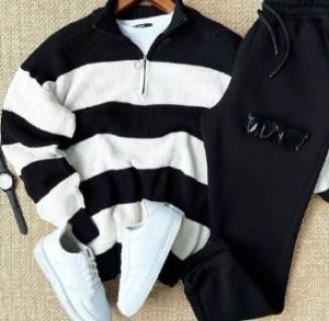 Mens Casual Wear Winter Co-Ord Set