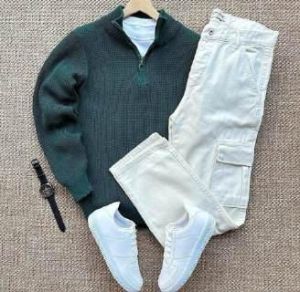 Mens Casual Wear Winter Co-Ord Set