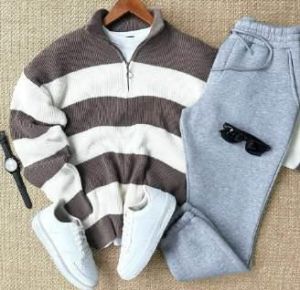 Mens Stylish Winter Co-Ord Set