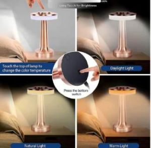 Portable Led Table Lamp with Touch Control