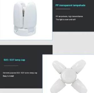 Foldable LED Blade Fan Bulb