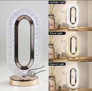 Crystal Table Lamp with Touch Control