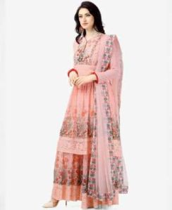 Ladies Party Wear Sharara Suit