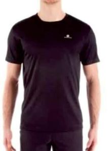 Mens Black Plain T Shirt