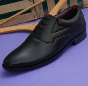 Mens Black Shiny Formal Shoes