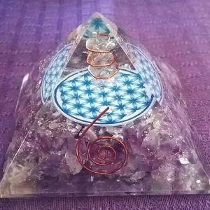 amethyst orgone pyramid