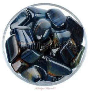 Blue Tiger Eye Tumbled Stone