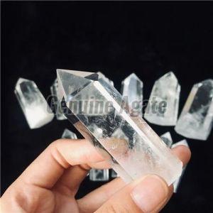 Crystal Clear Quartz Healing Stone Wand