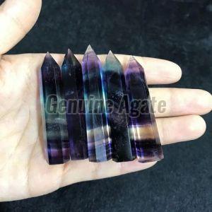 Fluorite Stone Healing Wand