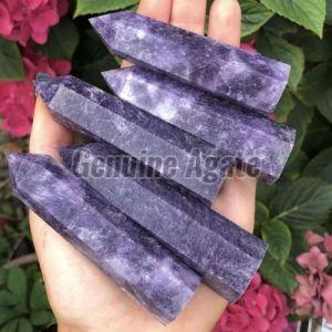 Lepidolite Gemstone Healing Wand