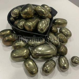 Natural Pyrite Tumbled Stone