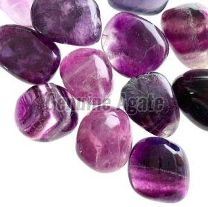 Purple Fluorite Tumbled Stone