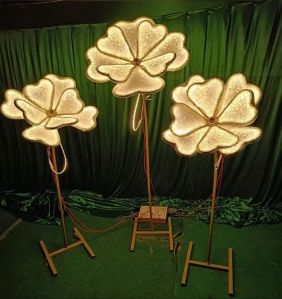 Decorative LED Flower Wedding Light Stand